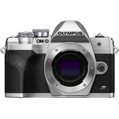 Olympus OM-D E-M10 Mark IV Body (sidabrinis)