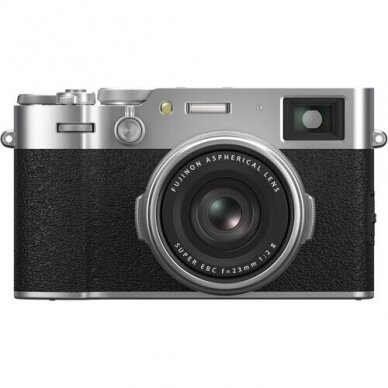 FUJIFILM X100VI SIDABRINIS