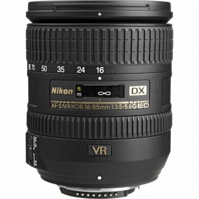 Nikon AF-S DX 16-85mm F/3.5-5.6G ED VR black 1