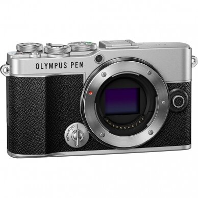 Olympus PEN E-P7 Body Sidabrinis