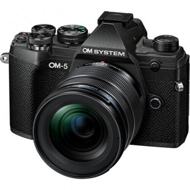 OM SYSTEM OM-5 Juodas + M.ZUIKO ED 12-45MM F4 PRO