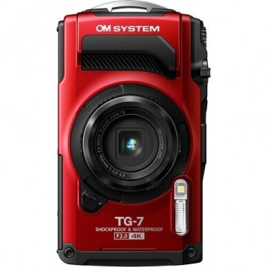 OM SYSTEM Tough TG-7 Raudonas 3