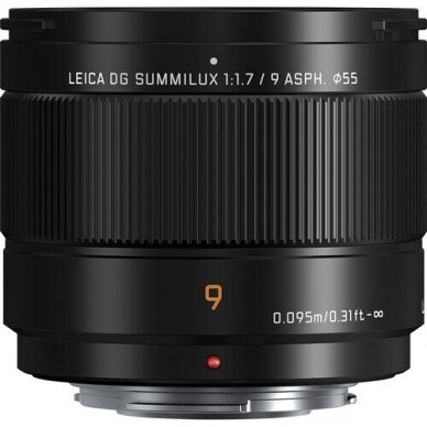 Panasonic Leica DG Summilux F/9mm 1.7 ASPH