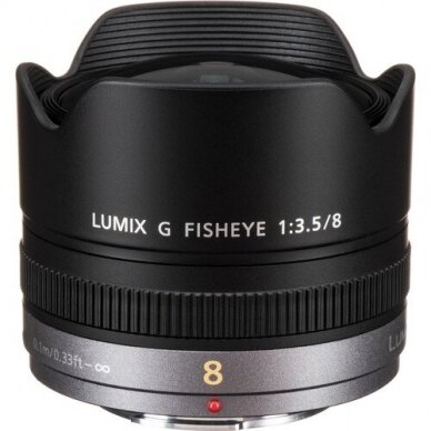 Panasonic Lumix G F/8mm 3.5 Fisheye black