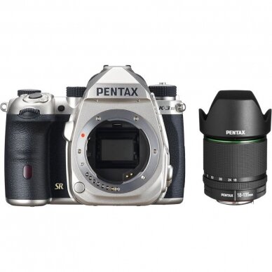 PENTAX K-3 MARK III KIT DA 18-135MM WR Sidabrinis 1