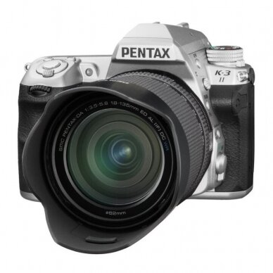 PENTAX K-3 MARK III KIT DA 18-135MM WR Sidabrinis