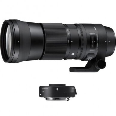 Sigma Contemporary 150-600mm F/5-6.3 DG OS HSM + TC-1401 1.4x teleconverter (Canon EF)