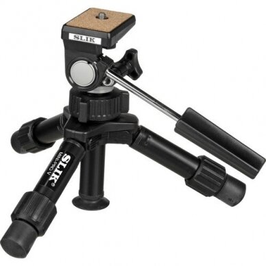 Slik Mini-Pro V Tripod with 2-Way Pan/Tilt Head