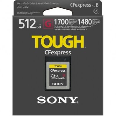 Sony Tough CEB-G Series CFexpress Type B 512GB 1